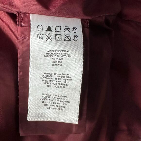 Michael Kors Men’s Burgundy Puffer Vest - Size L - Picture 7 of 7